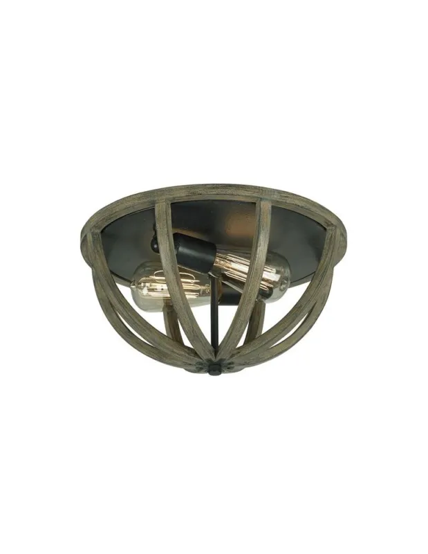 Feiss ALLIER 2 x 60W E27 FE/ALLIER/F WW Plafon kolory-swiatla.pl Taniej