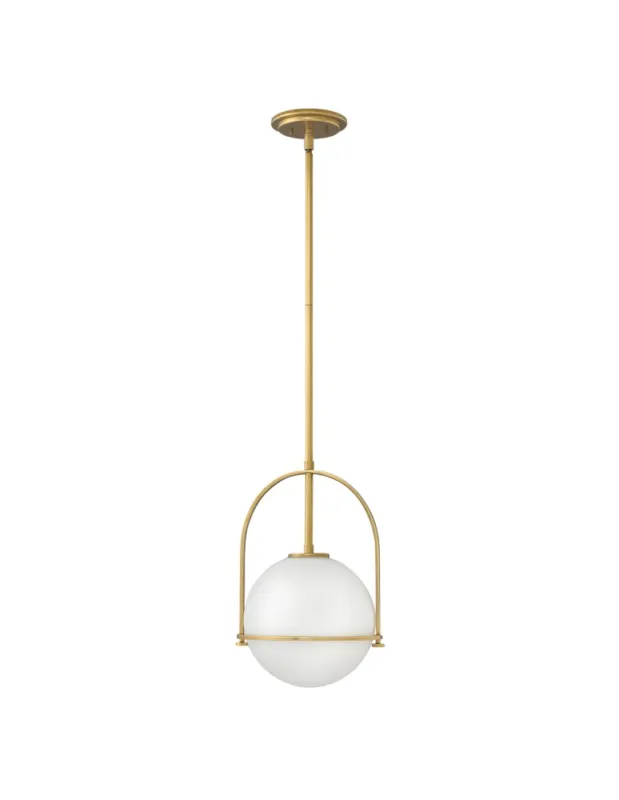 Quintiesse Średnia lampa wisząca Somerset - 1 źródło światła - Stary mosiądz Elstead Lighting QN-SOMERSET-P-O-HB Wyjątkowa oferta