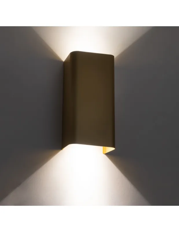 Nowodvorski BERGEN Ścienna Kinkiet Max moc 10W only LED GU10 Złoty 10455 Bezpieczna płatność