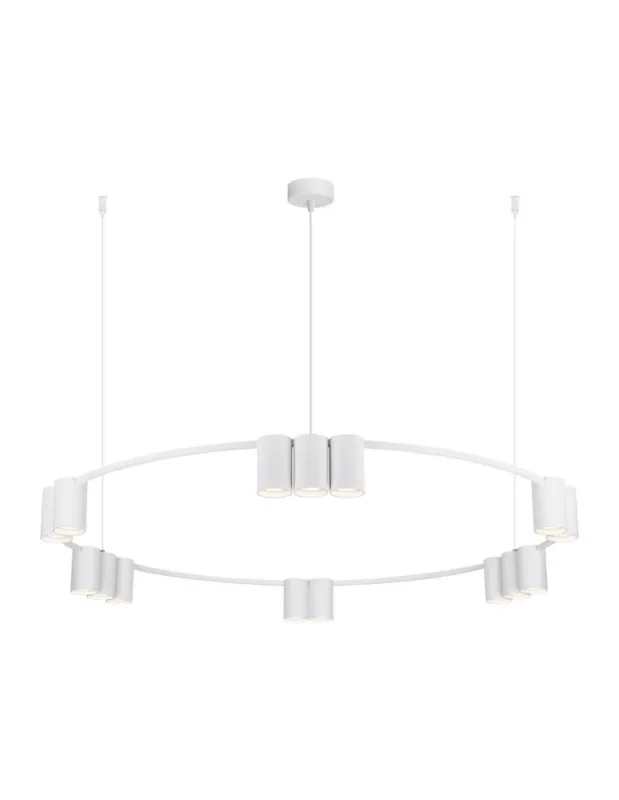 Oferta limitowana Milagro Lampa wisząca (koło) GENESIS WHITE15xGU10 ML0377