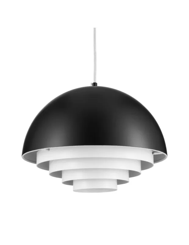 Oferta limitowana Step into Design Lampa wisząca DIVERSO czarna matowa 35cm