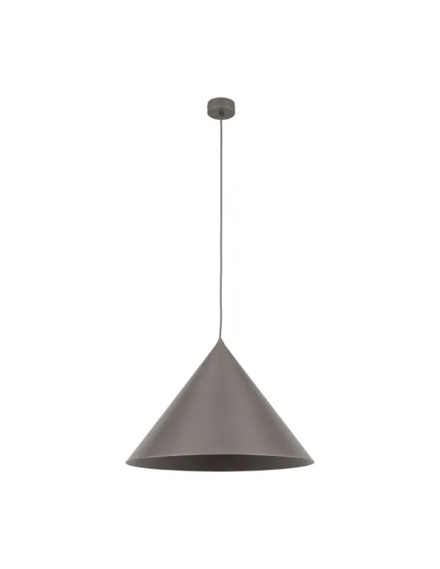 Cena promocyjna TK Lighting CONO XL NEW BROWN LAMPA WISZĄCA 1XE27 11378