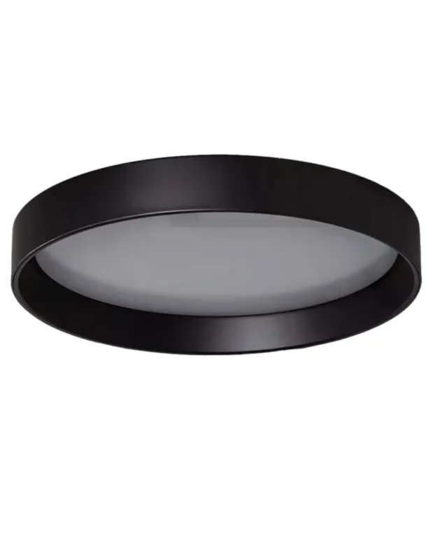 Abruzzo Plafon LED 31W Okrągły Czarny 3 Barwy Świecenia CCT Czarny 56cm Nero ABR-PLON-30W-CCT Ekspresowa dostawa