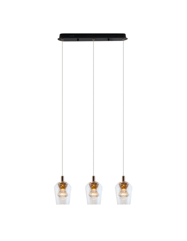 YASKR Lampa Wisząca Tasa 1xLED czarna PL0143-3 Czarny Obniżka ceny