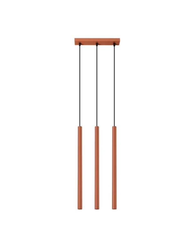 Sollux Lampa wisząca PASTELO 3 ochra czerwona SL.1526 Szybka wysyłka