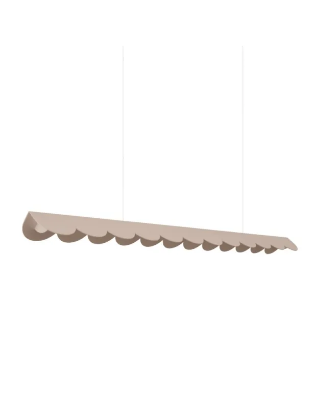 Dostępne od ręki Thoro Lampa wisząca BISCUIT taupe LED 4000K TH.658