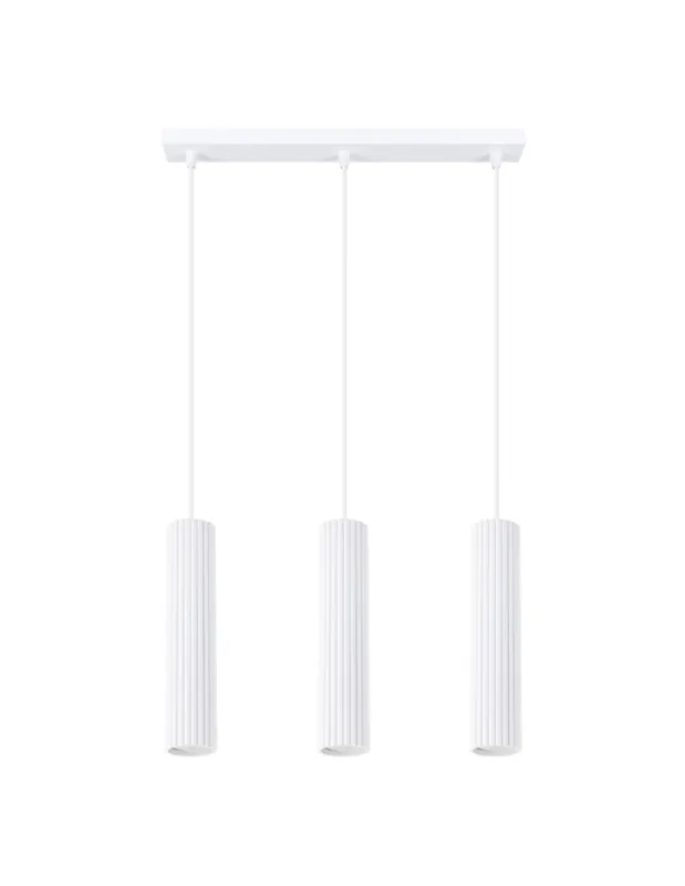 Sollux Lampa wisząca KARBON 3L biały SL.1537 Dostępne od ręki