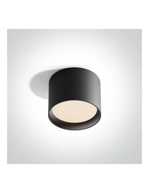 Kup teraz One Light ARLES sufitowa 12W 3000K-4000K-5000K czarny IP44 12112D/B/V
