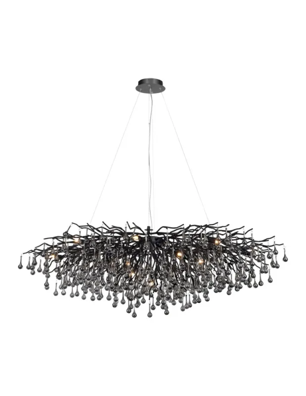 Paul Neuhaus Icicle Żyrandol Lampa Wisząca Czarny 2031-18 kolory-swiatla.pl Ostatnie sztuki