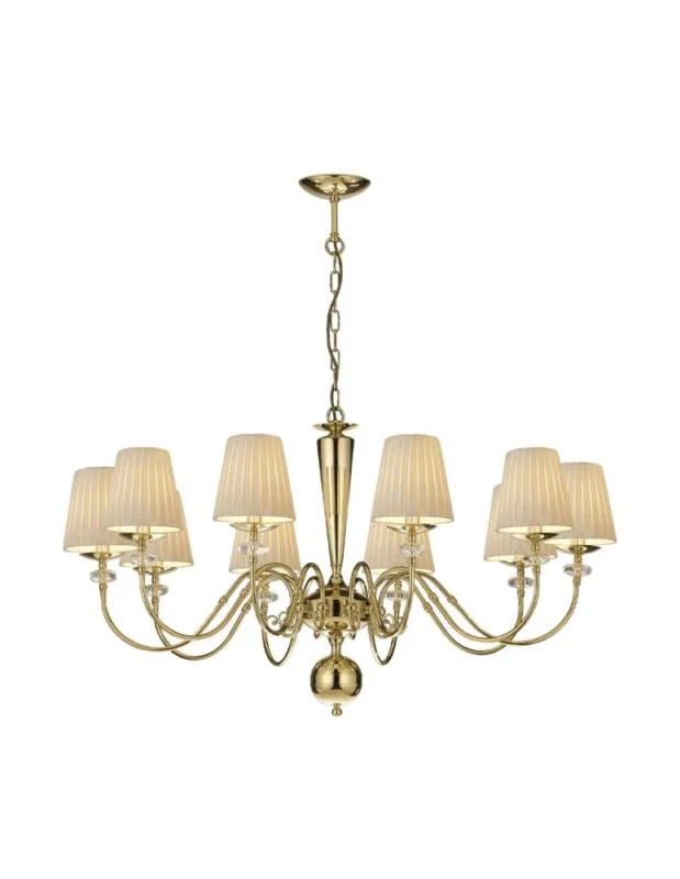 Amplex Lampa wisząca Lilosa 10 - Mosiądz polerowany (970 mm) 8683 Oferta limitowana