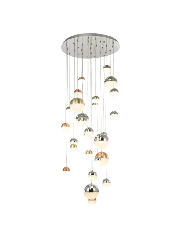 Tylko do końca tygodnia ITALUX Mocado Wisząca LED zintegrowany 147.6W 3000K 8860lm Złoty PND-13112146-27A-CHPN kolory-swiatla.pl