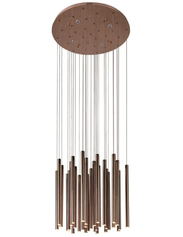 Hit sprzedaży Maxlight Lampa Wisząca Organic 33X1 Miedź Ściemnialna P0174D