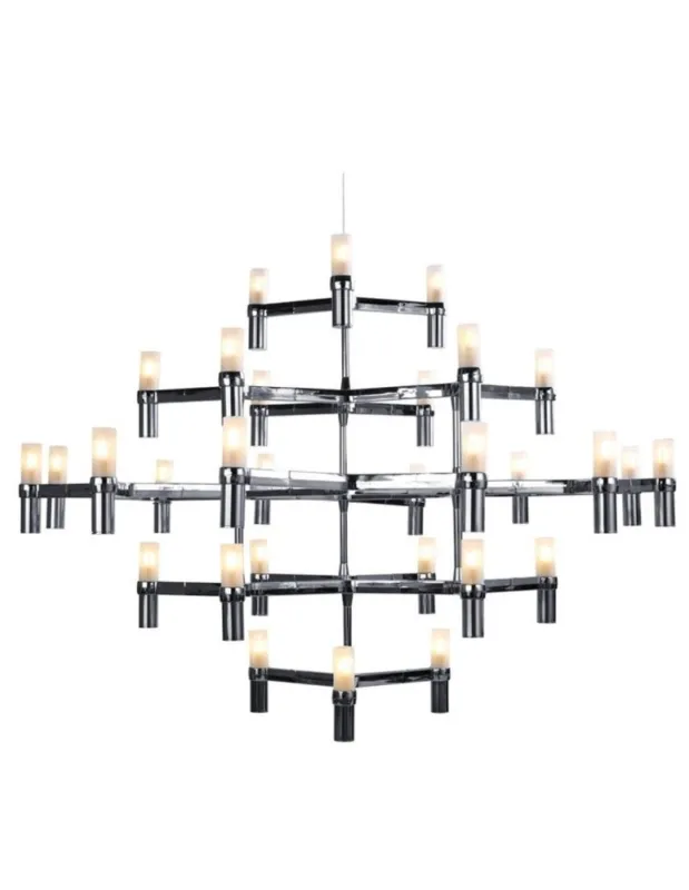 Step into Design Lampa wisząca CANDLES-30 chrom 120cm Obniżka ceny