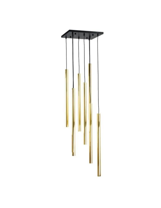 Amplex Lampa wisząca Akadi 8 - Mosiądz polerowany-czarna (700 mm) 8891 Dodaj do koszyka