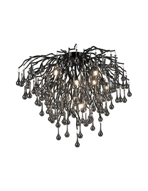 Darmowy zwrot Paul Neuhaus Icicle Sufitowa 9xG9 Czarny 8091-18 kolory-swiatla.pl