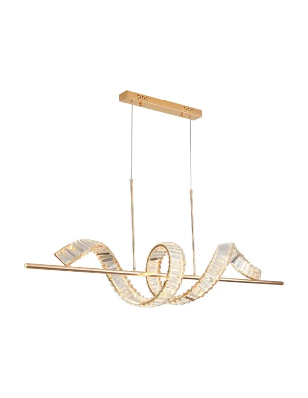 Step Into Design Lampa wisząca RITZ LED złota 150 cm ST-MD2405161 Łatwy zwrot