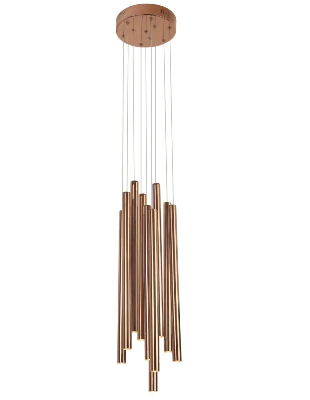Tylko do końca tygodnia Maxlight Lampa Wisząca Organic 10X1 Miedź Mała Ściemnialna P0205D