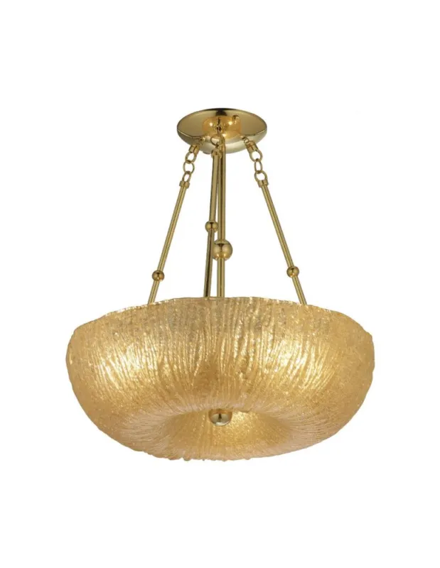 Bezpieczne zakupy Amplex Lampa wisząca Button 65 - Mosiądz polerowany-złoty (650 mm) 8174