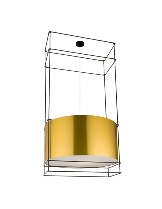 Nie przegap Dohar Lampa wisząca PAA - Czarna-mosiężny (800 mm) 9542
