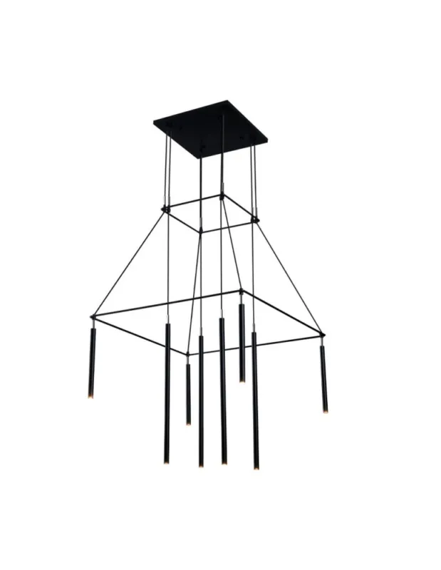 Dohar Lampa wisząca alha H - (750 mm) Czarna 9010 Ostatnia szansa