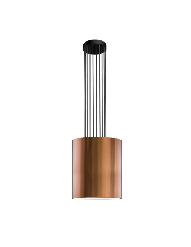 Obniżka ceny Dohar Lampa wisząca IHI - Czarna-miedziany (480 mm) 9493
