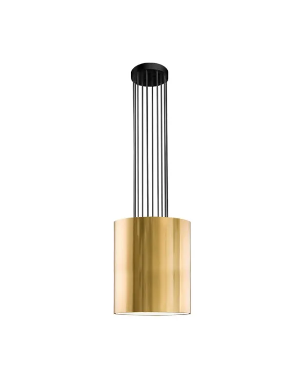 Cena promocyjna Dohar Lampa wisząca IHI - Czarna-mosiężny (480 mm) 9492