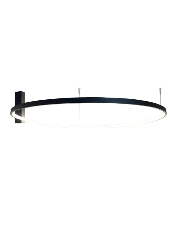 Bezpieczna płatność Shilo Plafon Agari 117 - Czarny (1170 mm) 3000K 1350