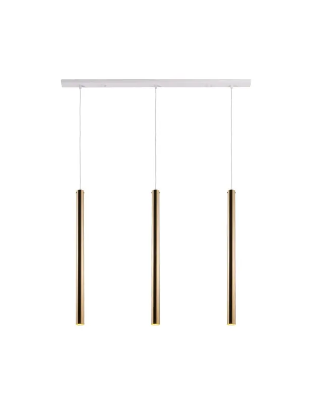 Amplex Lampa wisząca Akadi 3 - Mosiądz polerowany-biała (700 mm) 8886 Zniżka