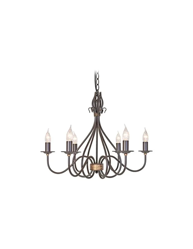Oferta Elstead Lighting Interior Wisząca WINDEMERE 6x60W E14 WM6 kolory-swiatla.pl
