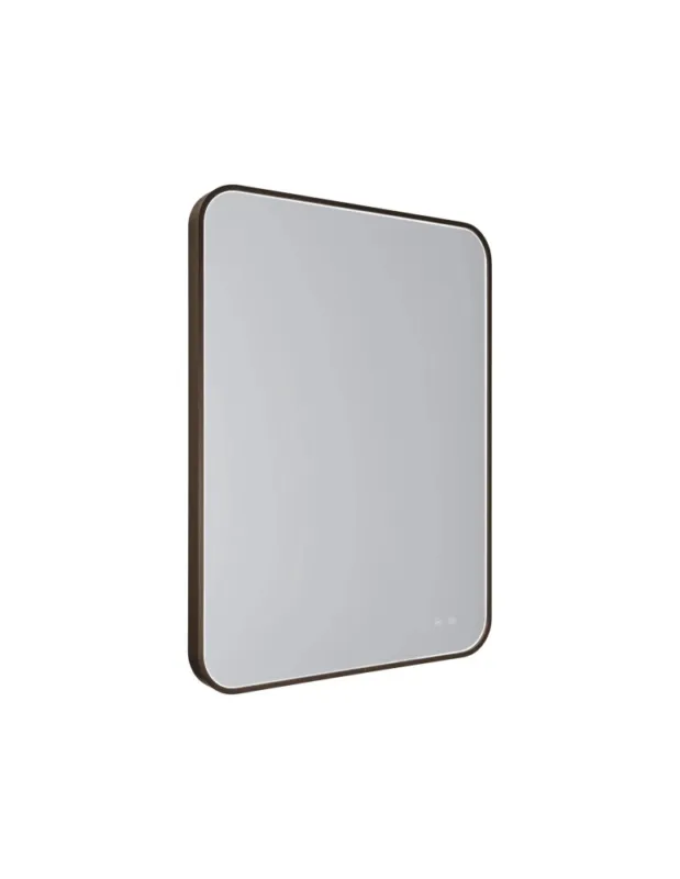 Super okazja Maxlight Mirror Prostokąt 76X91cm Brązowe Lustro Podświetlane W0385
