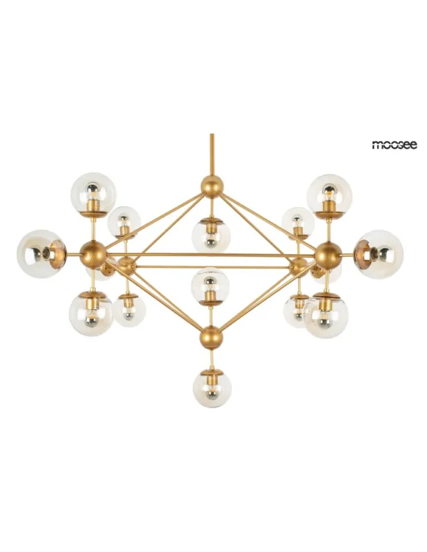 MOOSEE lampa wisząca ASTRIFERO 15 złota / bursztynowa (MSE010100180) Dostępne od ręki