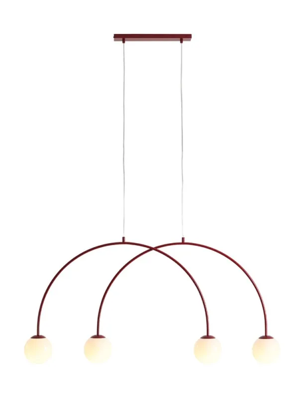 Aldex Lampa Wisząca UNA 4 RED WINE S 4 x max 10W LED (1116L15_S) Tylko dziś
