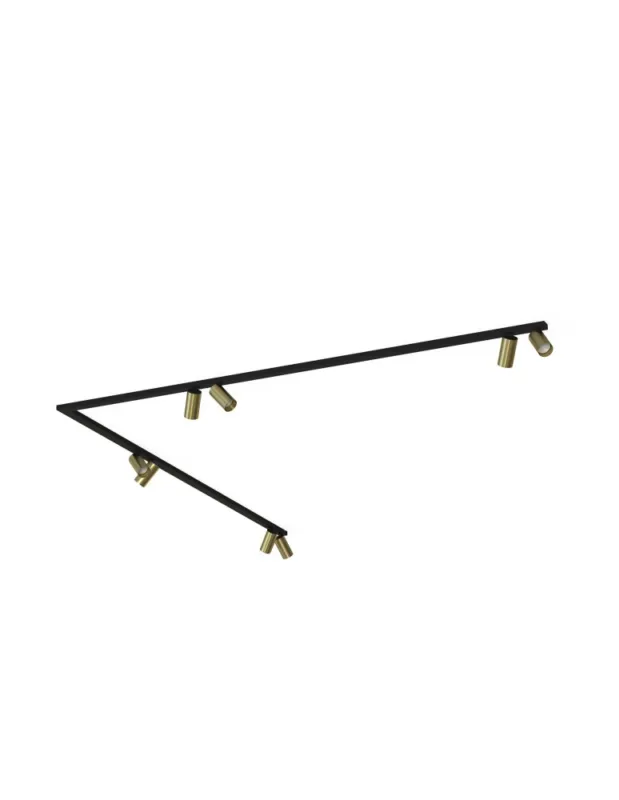 Premium Nowodvorski MONO CORNER 2x200 10W only LED GU10 Mosiądz