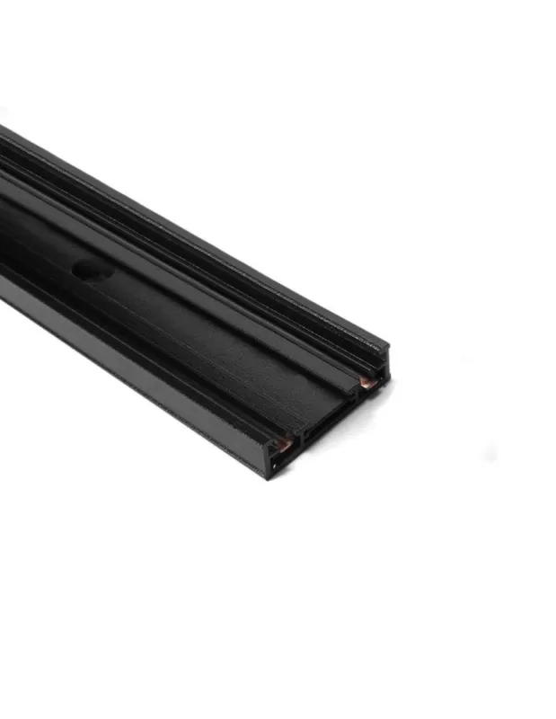Shilo Szynoprzewód magnetyczny natynkowy Komatsu Slim 48V - Czarny (1 m) 6040 Ekspresowa dostawa