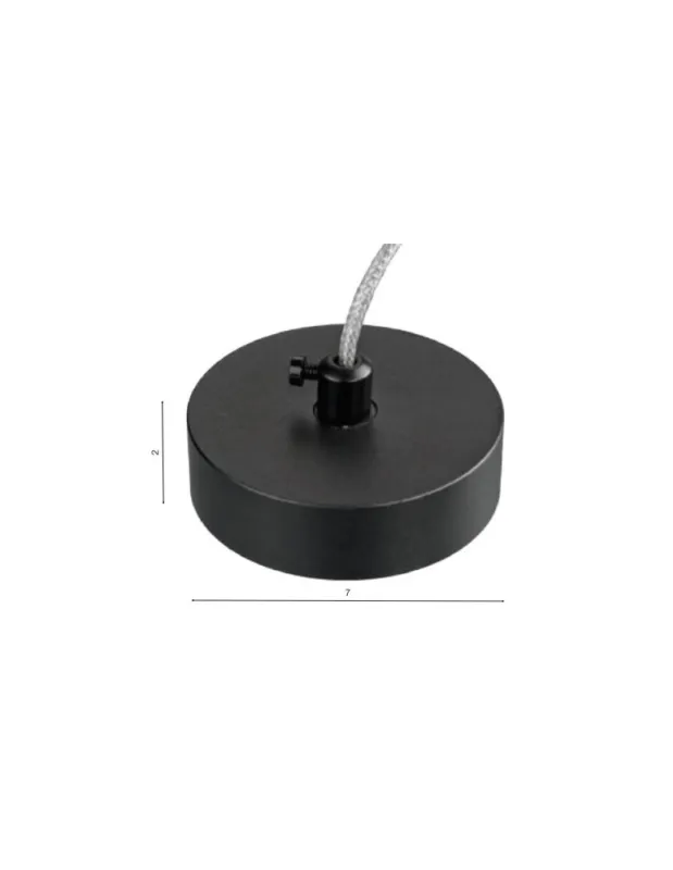 Zniżka Azzardo CEILING PLATE TRACK BK + WIRE Zawiesie z Przewodem Czarny AZ4780 kolory-swiatla.pl
