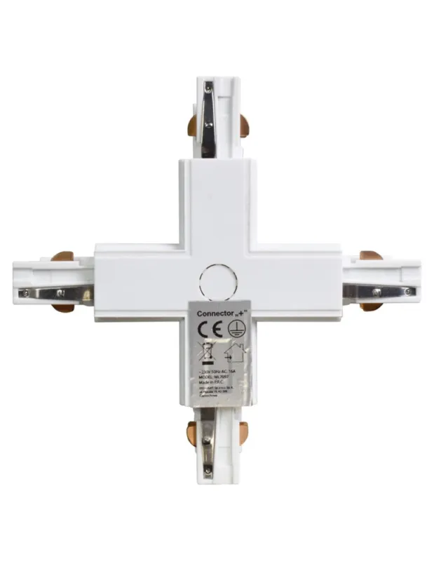 Zamów teraz Eko-Light Łącznik Lampy Track Light Biały 3-obwodowy Typ + ML7097