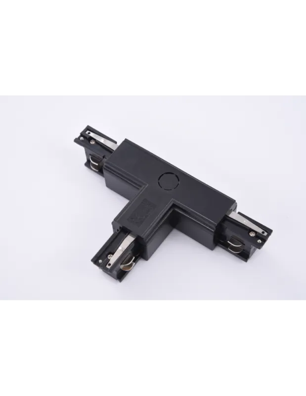 Azzardo TRACK 3LINE T CONNECTOR LEFT BK Łącznik T Lewy z Możliwością Wpięcia Zasilania do Szyny 3 fazowej Czarny AZ4276 kolory-swiatla.pl Oferta czasowa