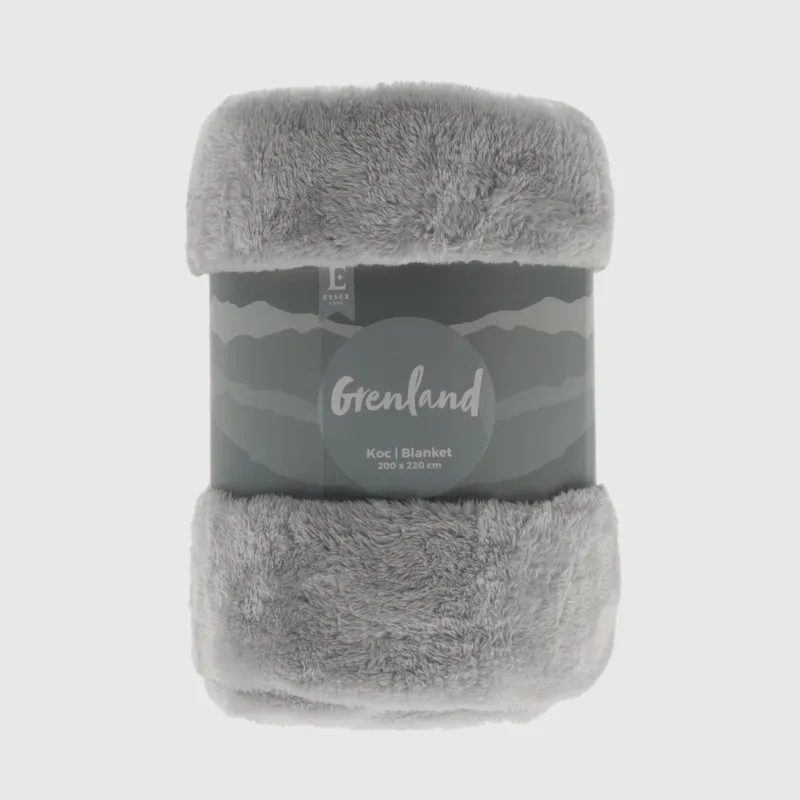 Bestseller Jednokolorowy koc Grenland VI 200x220 cm -