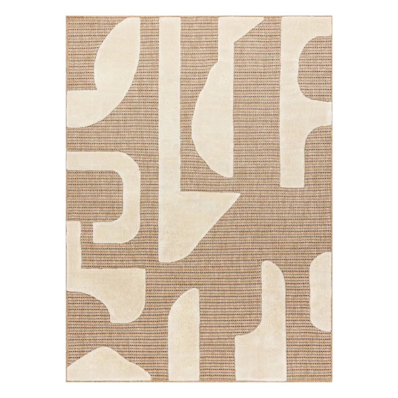 Dywan SPARK 0696A beż / krem - Geometryczny - 160x220 cm Promocja