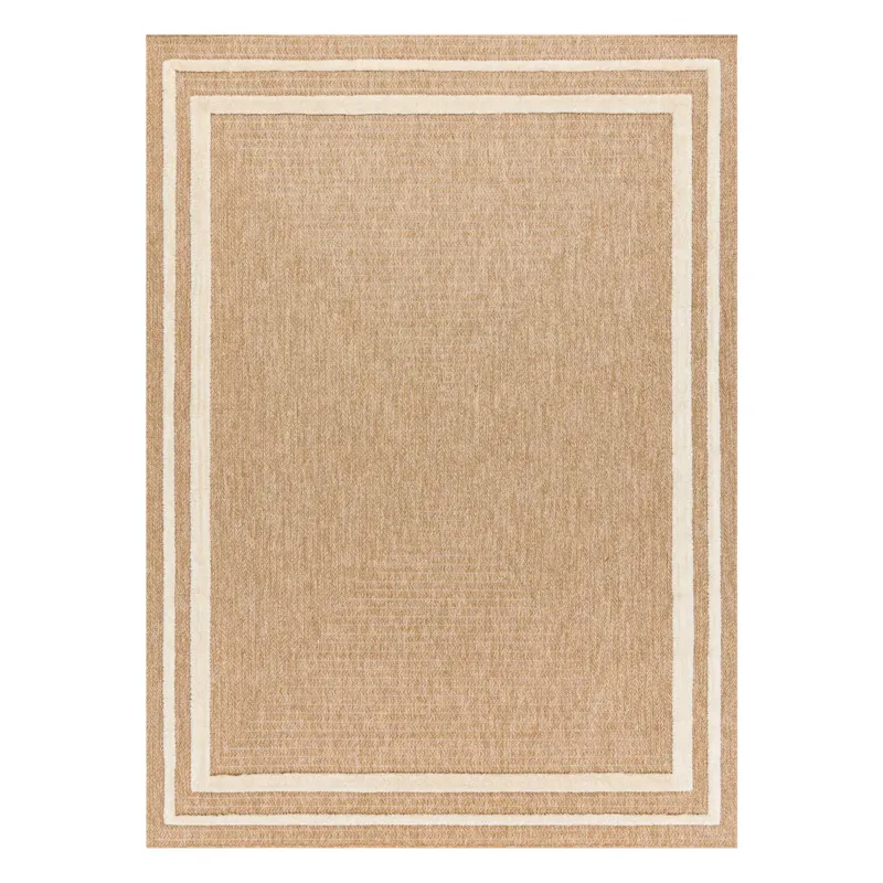 Bezpieczne zakupy Dywan SPARK 0687A beż / krem - Ramka - 140x190 cm