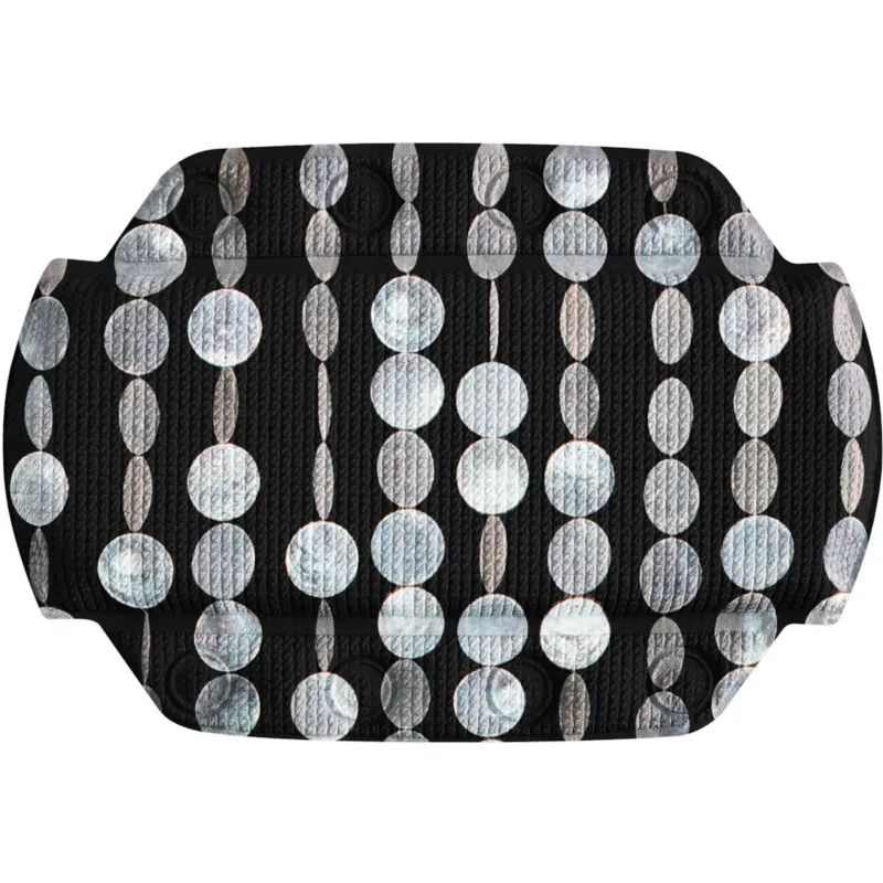 Kleine Wolke Perla Poduszka/zagłówek do wanny 32x22 cm PVC czarny - 180x200 cm Taniej