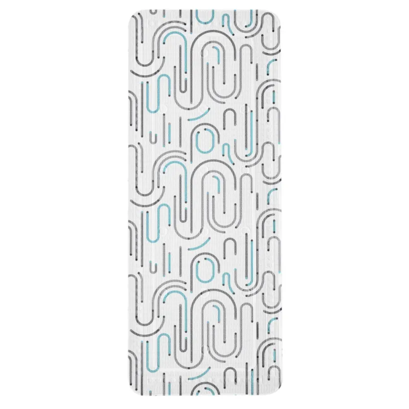 Obniżka ceny Kleine Wolke Vision Mata bezpieczeństwa do wanny 36x92 cm szary/niebieski PVC - 55x55 cm