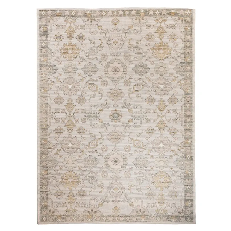 Dywan Wełniany Sahara 160x230 cm Ornament Vintage Beżowy - 60x100 cm Kup teraz