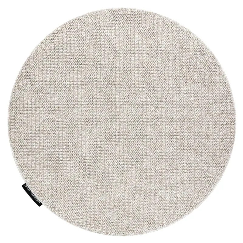 Dywan CASABLANCA LOOP koło beż pętelkowy, koło 133 cm - 150x150 cm Darmowy zwrot
