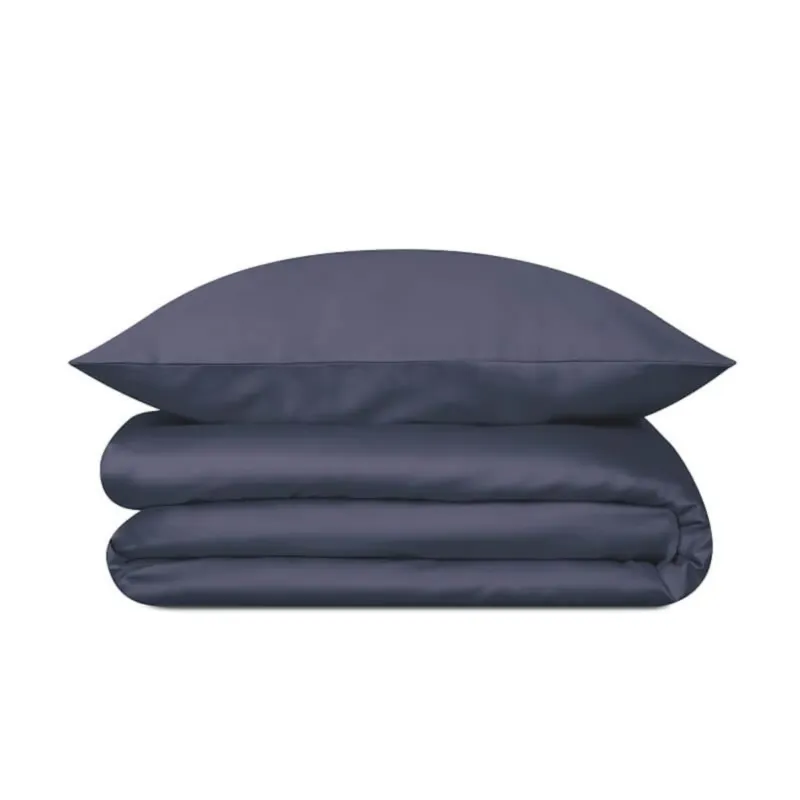 Pościel satynowa midnight blue 160/200 + 2 x 70/80 cm - 140x200 cm Nie przegap