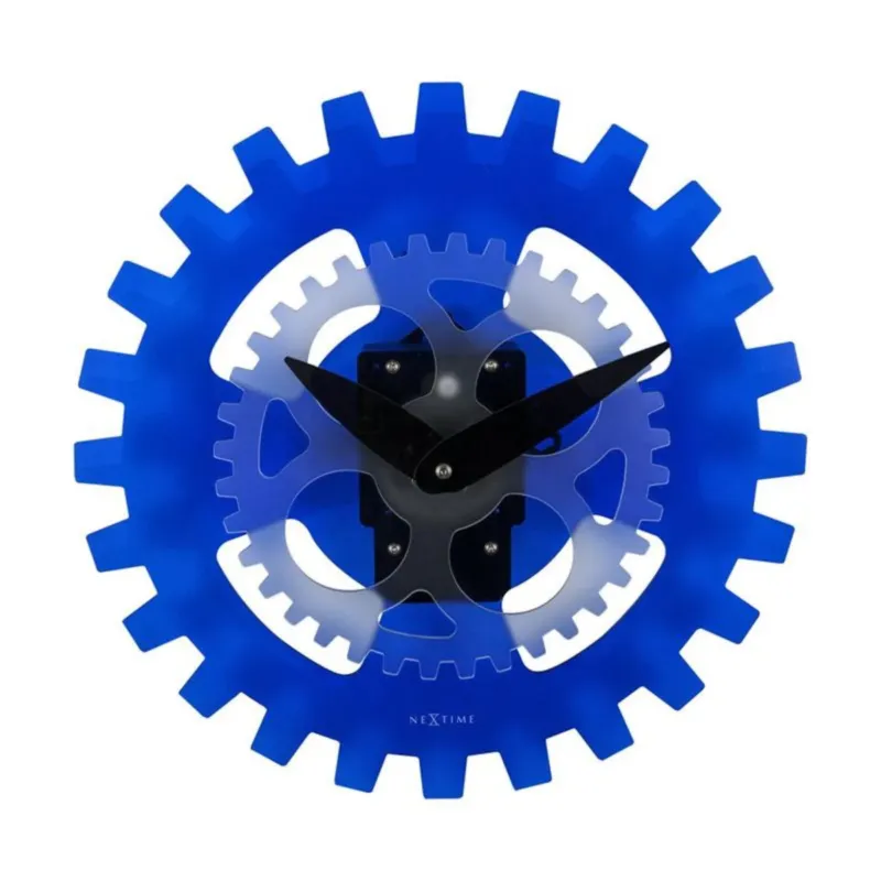 Wysoka jakość Zegar NeXtime 3241 BL ‘Moving Gears‘ -