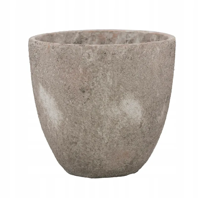Nowy DONICA SILJE ceramiczna szara śr. 17cm -