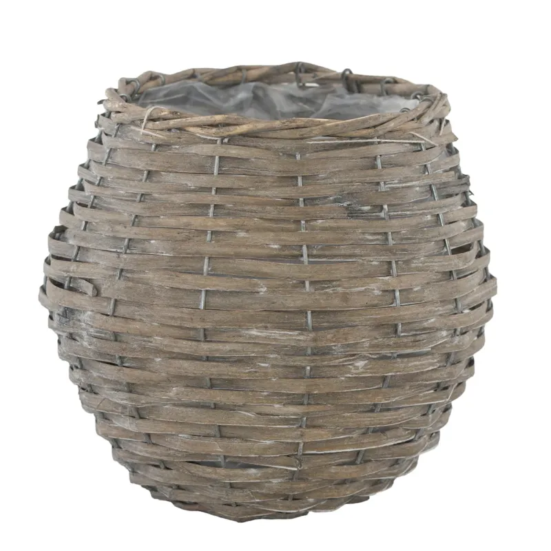 Nowość DONICA STYL BOHO drewniana śr. 20cm -