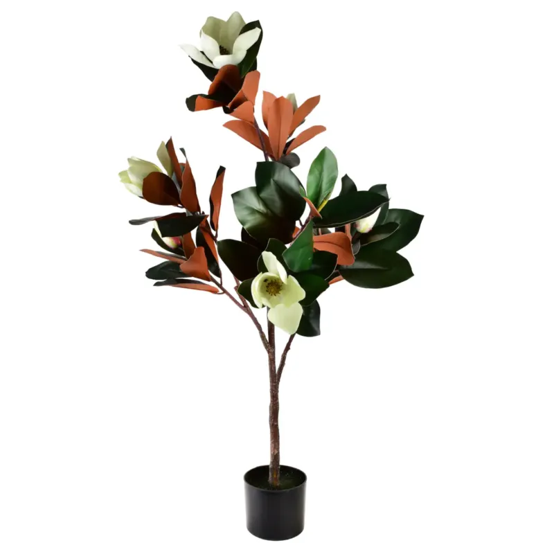 Sztuczny kwiat magnolia w doniczce VIRIDIS - Do wyczerpania zapasów