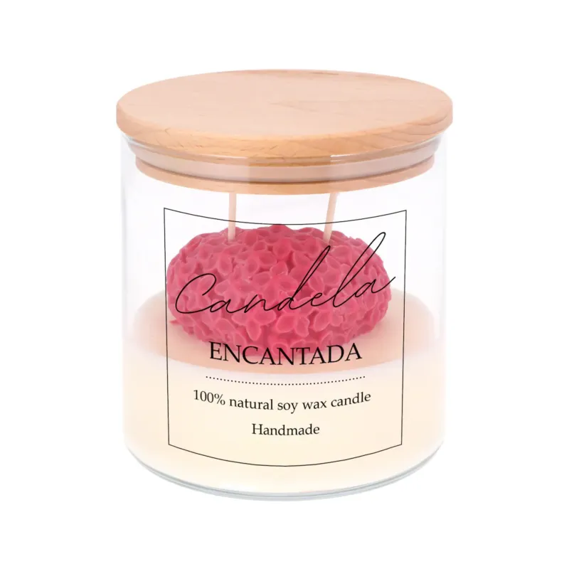 Ekspresowa dostawa Świeca sojowa ZAPACHOWA świeczka SERCE handmade prezent CANDELA ENCANTADA -